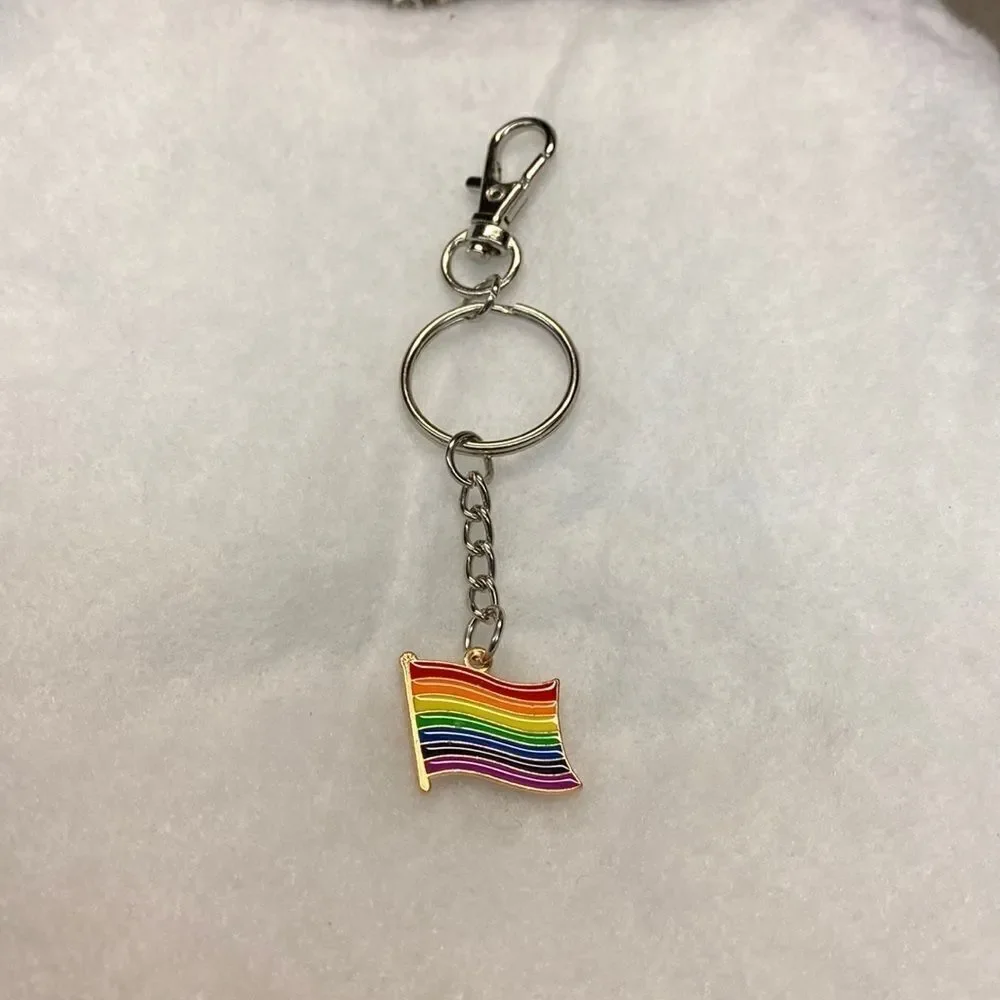 Pride Pendant Charm Lobster Claw Keychain Purse Pendant Charm Shoe Pendant Charm - Picture 1 of 3